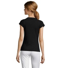 Camiseta COLOR personalizable mujer cuello pico